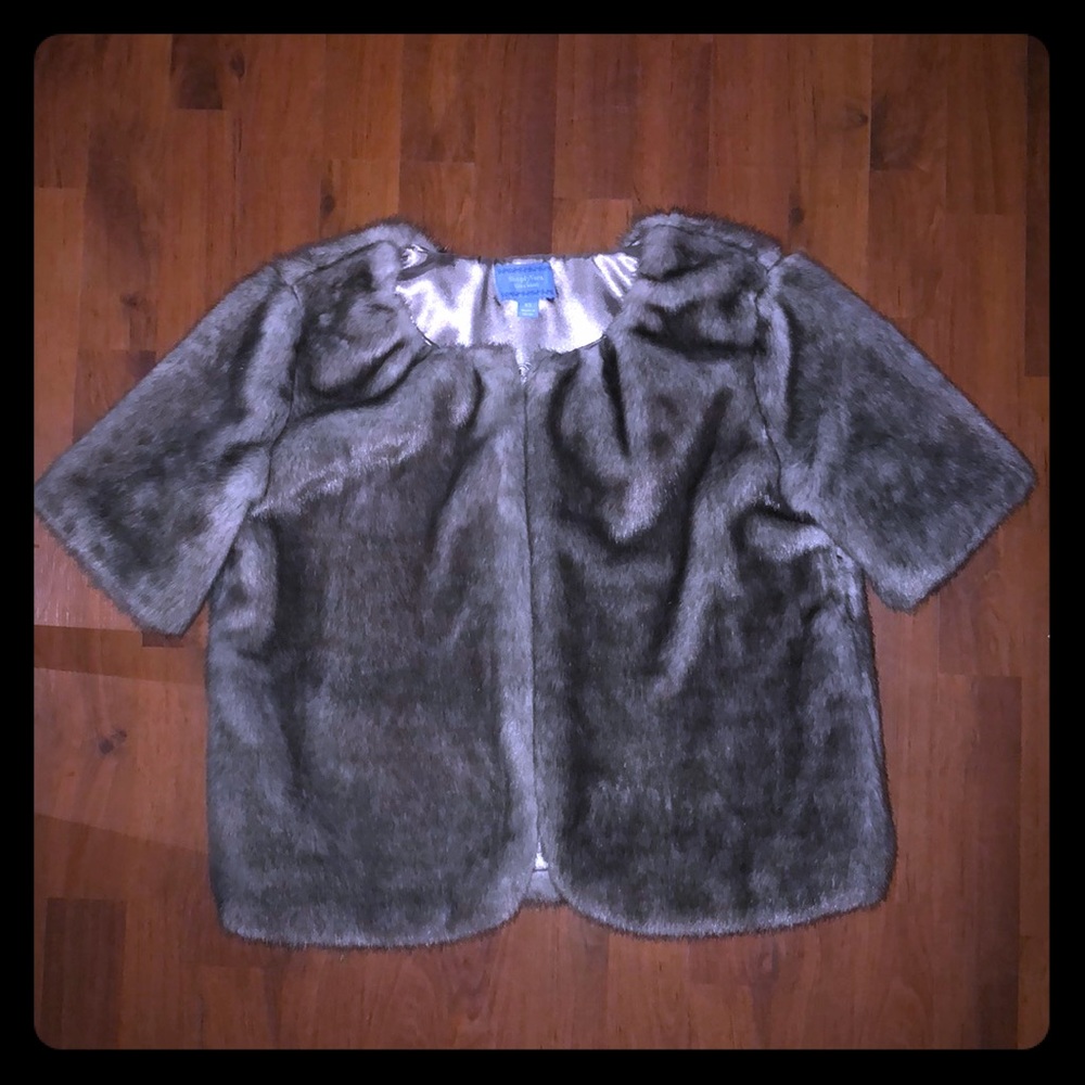 Simply Vera Vera Wang fur jacket